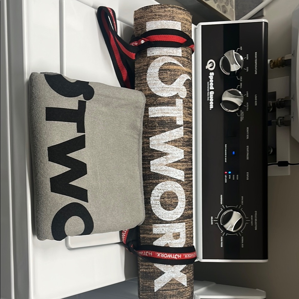 HOTWORX Yoga Mat and Towel Set with Strap